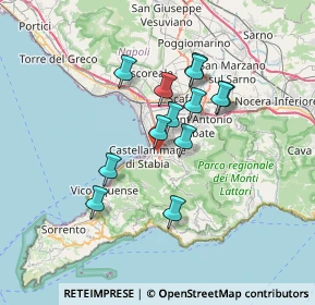 Mappa Strada Varano, 80053 Castellammare di Stabia NA, Italia (5.93846)