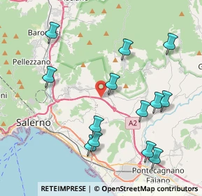 Mappa A3 Napoli - Reggio Calabria, 84133 Salerno SA, Italia (4.75385)