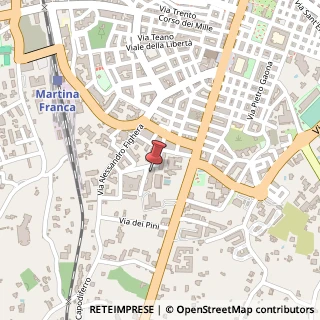 Mappa Via Lorenzo d'Arcangelo, 6/d, 74015 Martina Franca, Taranto (Puglia)