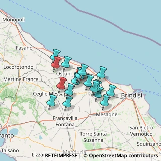 Mappa SS Adriatica, 72012 San Vito dei Normanni BR (10.02167)