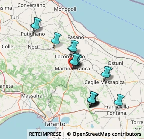 Mappa Via dei Gerani, 74015 Martina Franca TA, Italia (14.48421)