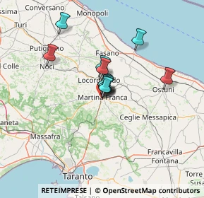 Mappa Via dei Gerani, 74015 Martina Franca TA, Italia (8.59083)