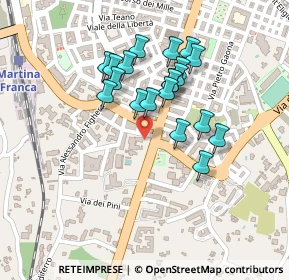 Mappa Via dei Gerani, 74015 Martina Franca TA, Italia (0.203)