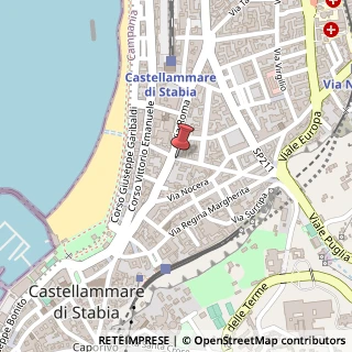Mappa Via Luigi Denza, 4, 80053 Castellammare di Stabia, Napoli (Campania)