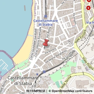 Mappa Via Catello Fusco, 29, 80053 Castellammare di Stabia, Napoli (Campania)