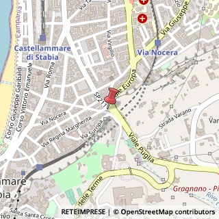 Mappa Via Regina Margherita, 196, 80053 Castellammare di Stabia, Napoli (Campania)