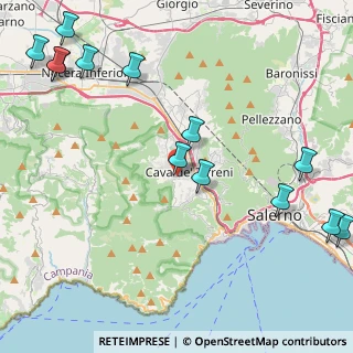 Mappa Via San Benedetto, 84013 Cava De' Tirreni SA, Italia (6.19077)