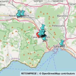 Mappa Via San Benedetto, 84013 Cava De' Tirreni SA, Italia (2.68538)