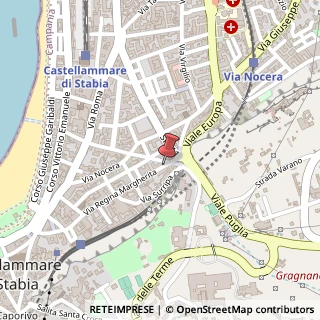 Mappa Via Regina Margherita, 52, 80053 Castellammare di Stabia NA, Italia, 80053 Castellammare di Stabia, Napoli (Campania)