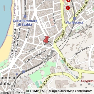 Mappa Via Principe Amedeo, 62/64, 80053 Castellammare di Stabia, Napoli (Campania)