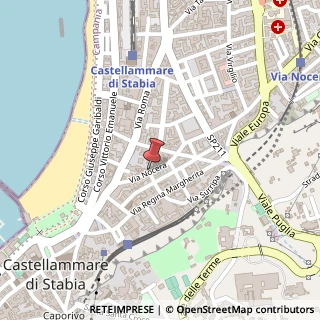 Mappa Via Nocera, 43, 80053 Castellammare di Stabia, Napoli (Campania)