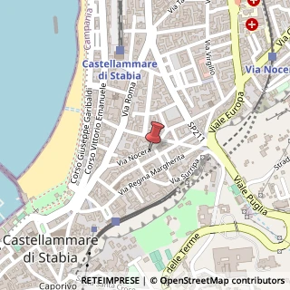 Mappa Via Nocera, 72, 80053 Castellammare di Stabia, Napoli (Campania)