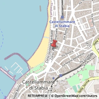 Mappa Corso Vittorio Emanuele, 55, 80053 Castellammare di Stabia, Napoli (Campania)