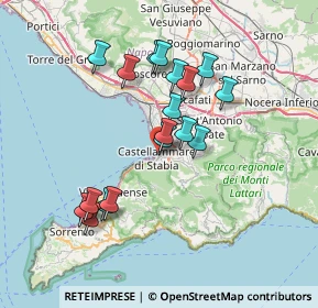 Mappa Vico Bonucci, 80053 Castellammare di Stabia NA, Italia (6.95444)