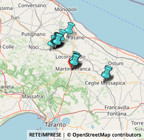 Mappa Traversa I Via Alessandro Fighera, 74015 Martina Franca TA, Italia (10.5215)