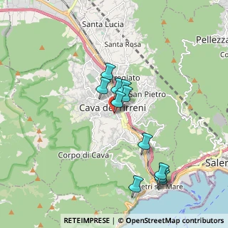 Mappa Via Giuseppe Pellegrino, 84013 Cava de' Tirreni SA, Italia (1.77909)