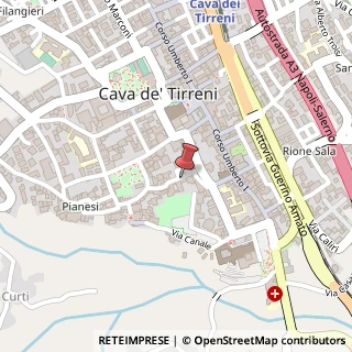 Mappa Via Giuseppe Pellegrino, 18, 84013 Cava de' Tirreni, Salerno (Campania)
