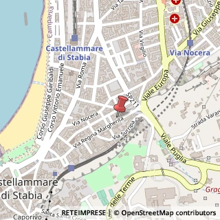 Mappa Via Regina Margherita, 129, 80053 Castellammare di Stabia, Napoli (Campania)