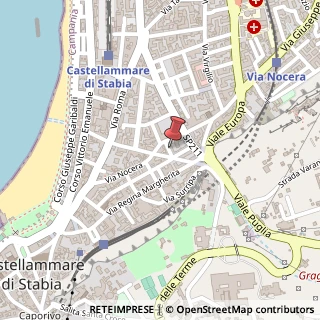 Mappa Via Francesco Crispi, 12, 80053 Castellammare di Stabia, Napoli (Campania)