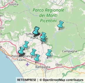 Mappa Via Lombardia, 84096 Montecorvino Rovella SA, Italia (6.445)