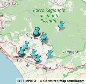 Mappa Via Lombardia, 84096 Montecorvino Rovella SA, Italia (6.59118)