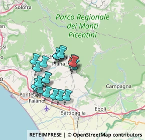 Mappa Via Lombardia, 84096 Montecorvino Rovella SA, Italia (6.8095)