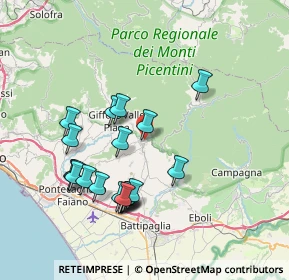 Mappa Via Lombardia, 84096 Montecorvino Rovella SA, Italia (7.918)