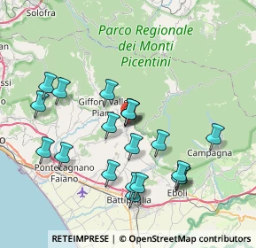 Mappa Via Lombardia, 84096 Montecorvino Rovella SA, Italia (8.0085)