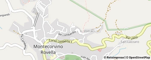 Mappa Montecorvino Rovella