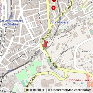Mappa Viale Europa, 43, 80053 Castellammare di Stabia NA, Italia, 80053 Castellammare di Stabia, Napoli (Campania)