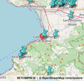 Mappa Sal. Ponte dello Spirito Santo, 80053 Castellammare di Stabia NA, Italia (6.6865)