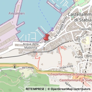 Mappa Via Giuseppe Bonito, 209, 80053 Castellammare di Stabia, Napoli (Campania)