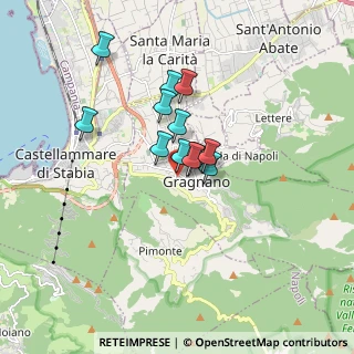 Mappa Via Bagnuoli, 80054 Gragnano NA, Italia (1.2575)