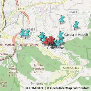 Mappa Via Bagnuoli, 80054 Gragnano NA, Italia (0.5355)