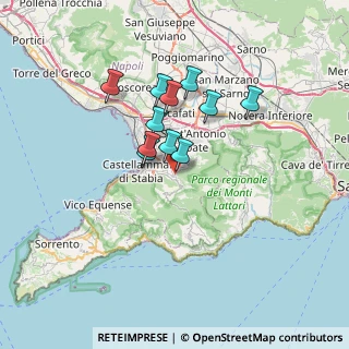 Mappa Via Nuova S. Leone, 80054 Gragnano NA, Italia (5.51091)