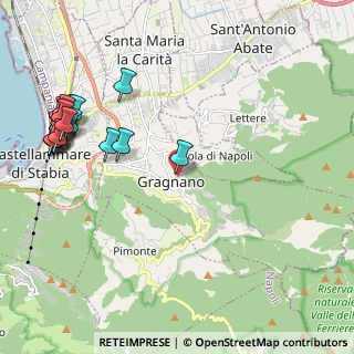 Mappa Via Nuova S. Leone, 80054 Gragnano NA, Italia (2.9325)