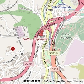 Mappa via Calata S. Vito, 92, 84126 Salerno, Salerno (Campania)