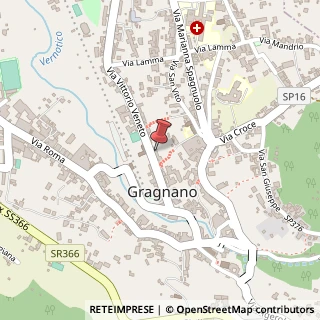 Mappa Via Vittorio Veneto, 44, 80054 Gragnano, Napoli (Campania)