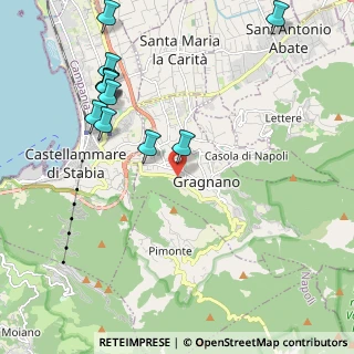 Mappa Via Sanzano I, 80054 Gragnano NA, Italia (2.5975)