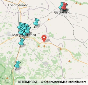 Mappa Contrada Primicerio, 74015 Martina Franca TA, Italia (5.01471)