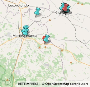 Mappa Contrada Primicerio, 74015 Martina Franca TA, Italia (5.8205)