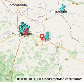 Mappa Contrada Primicerio, 74015 Martina Franca TA, Italia (4.13357)