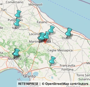 Mappa Contrada Primicerio, 74015 Martina Franca TA, Italia (15.35615)