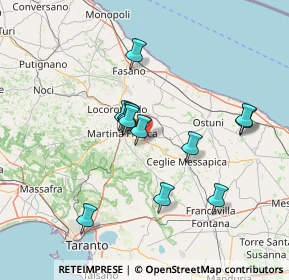 Mappa SP63, 74015 Martina Franca TA, Italia (13.61083)