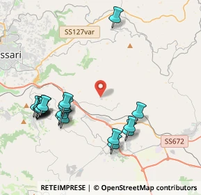 Mappa Unnamed Road, 07030 Cargeghe SS, Italia (4.732)