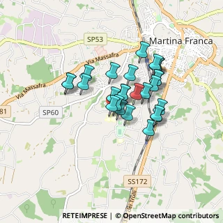 Mappa Zona F, 74015 Martina Franca TA, Italia (0.70385)