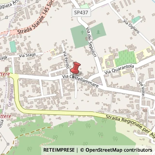 Mappa Via Castellammare, 157, 80054 Gragnano, Napoli (Campania)