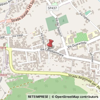 Mappa Via castellammare 184, 80054 Gragnano, Napoli (Campania)