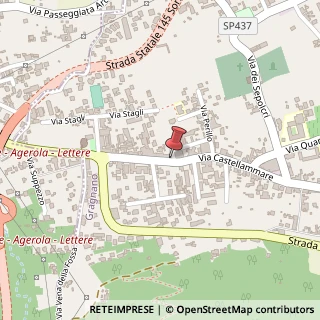 Mappa Via Castellammare, 178, 80054 Gragnano, Napoli (Campania)