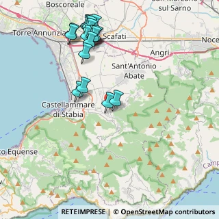 Mappa Via Spagnuolo Marianna, 80054 Gragnano NA, Italia (5.0835)